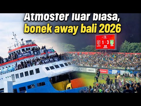 LOYALITAS TANPA BATAS.! BONEK AWAY DAYS BALI 2026 🔥🤯 #bonek #persebaya 