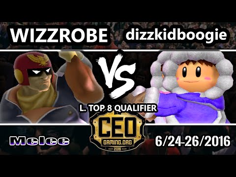 CEO 2016 - Wizzrobe (Captain Falcon) Vs. dizzkidboogie (Ice Climbers) - Losers Round 6 - SSBM