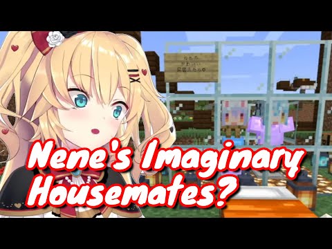 KMC Stuffs - Haachama's Reaction to Nene-chi's Imaginary Housemates in Minecraft [Hololive/English Sub]