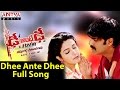 Dhee Ante Dhee Full Song II Dhee Ante Dhee Movie II Srikanth Sonia Mann