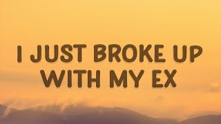 Ariana Grande - I just broke up with my ex (Let Me Love You) (Lyrics)