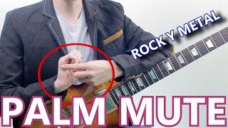 Como Hacer Palm Mute En Guitarra Electrica | FACIL