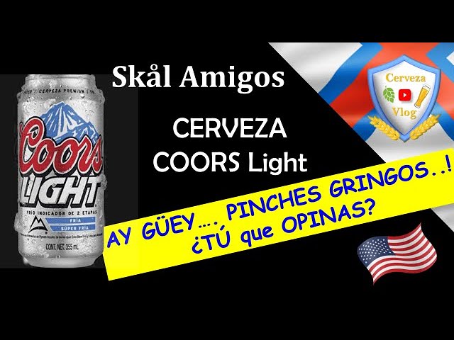Vídeo relacionado con Coors - Cerveza estilo Lager Norteamericana - Alc. 4,3% Vol. - Caja de 24 botellas de 330 ml - Total: 7920 ml