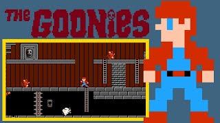 The Goonies (Famicom, 1986) – Full Game Session (2 Loops) 🗝️💀🎒