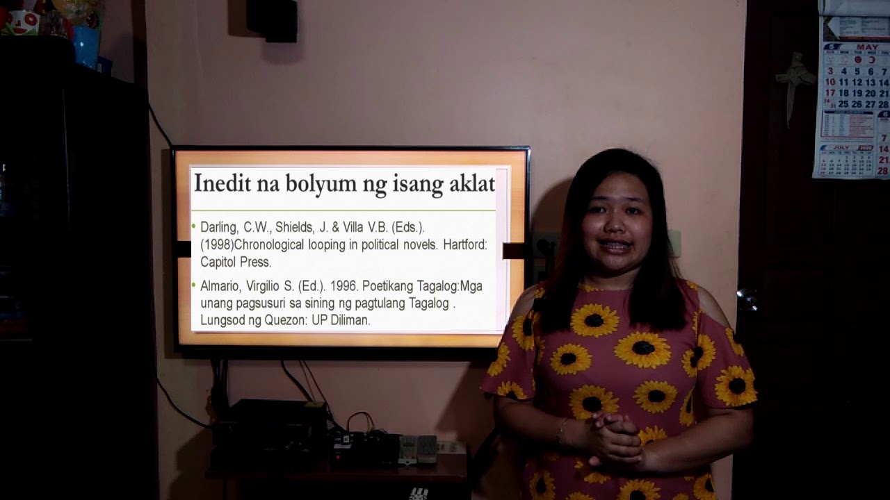 Listahan ng mga sanggunian darryl Report