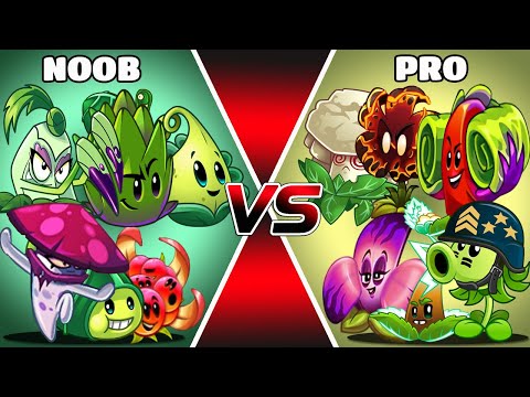 PvZ 2 Team NOOB Vs PRO-That Team Can Win?