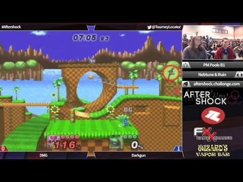 Aftershock PM - DMG (C Falcon) vs Darkgun (Lucario) - Pools