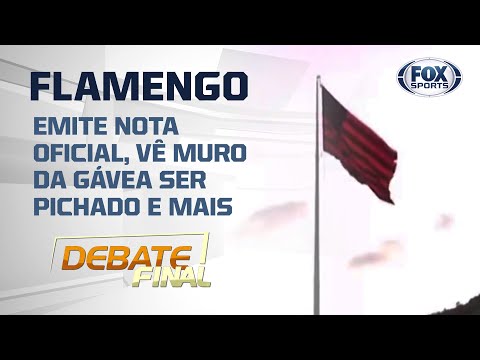 FLAMENGO: MURO PICHADO, TREINOS E NOTA OFICIAL