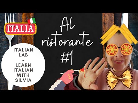 Al ristorante vocalario #1 // Italian Blab c/Silvia (sub Ita&Eng) 🍕