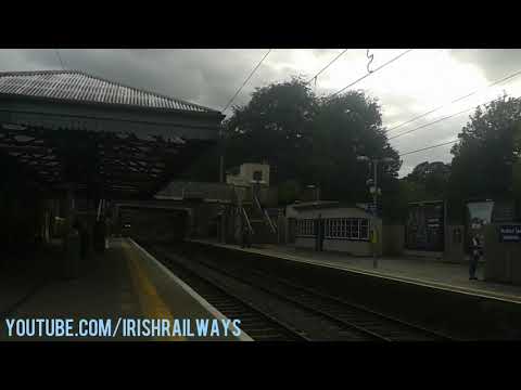 Irish Rail Dart EMU Arrives Malahide From Bray