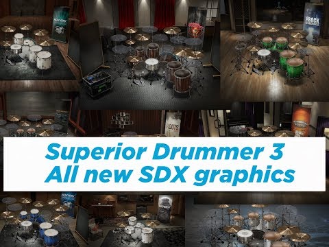 Superior Drummer 3 - All new SDX graphics