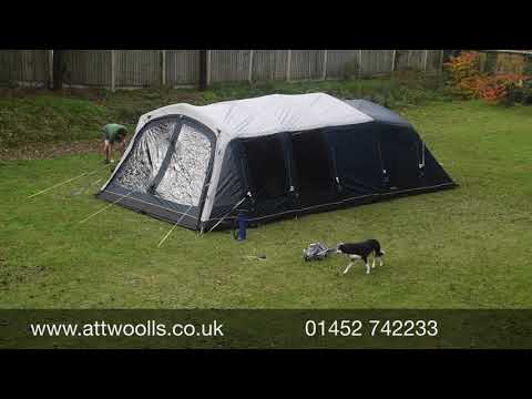 Outwell Knoxville 7SA Tent Pitching & Packing Video (Real Time)
