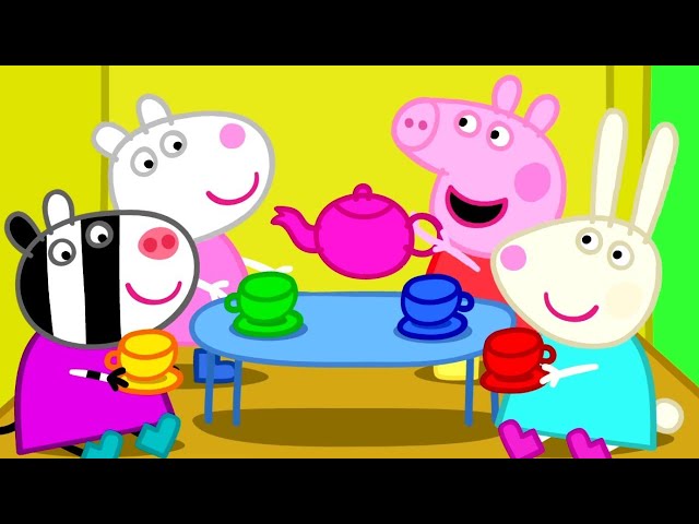Peppa Plays With Friends ☕️ | Peppa Pig Official Full Episodes