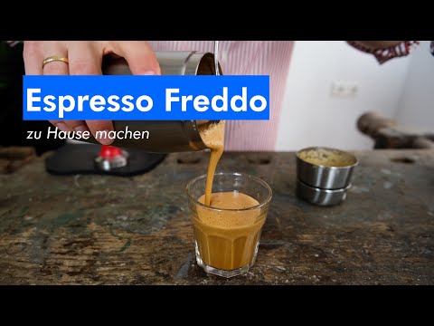 Espresso Freddo zu Hause machen (Shakerato)