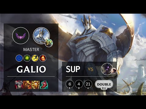 Galio Support vs Alistar - EUW Master Patch 12.4