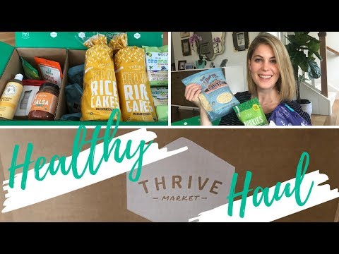 HEALTHY THRIVE MARKET HAUL! | Vegan, Organic |