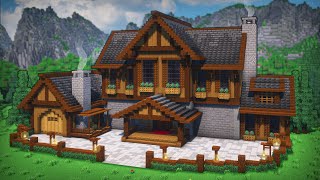 Large Spruce Cabin | Minecraft Tutorial