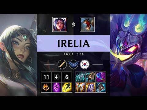 Irelia Mid vs Fiddlesticks: Legendary - KR Diamond Patch 14.24
