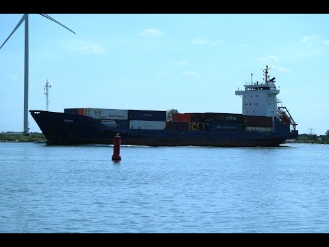Non Stop Ship Traffic in Rotterdam Harbor | Full HD