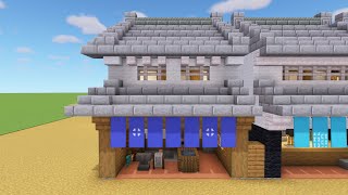 【Minecraft】 刀鍛冶屋の作り方 江戸時代の町並みを再現 [マイクラ 建築] [Minecraft 家]
