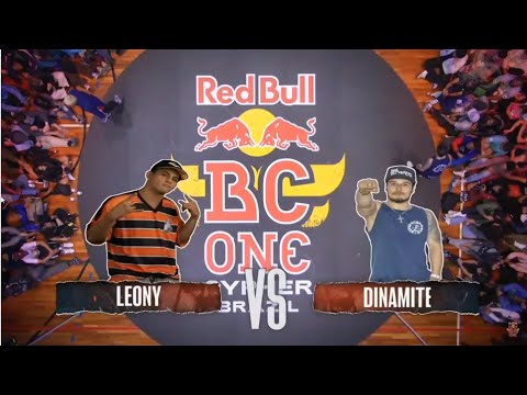 LEONY vs DINAMITE TOP 16 BBOY / RED BULL BC ONE CYPHER BRAZIL 2022 !🔥💥💥🔥 #breaking #redbullbcone