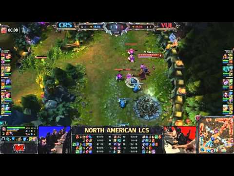 CRS vs VUL - LCS 2013 Week 2 Day 2
