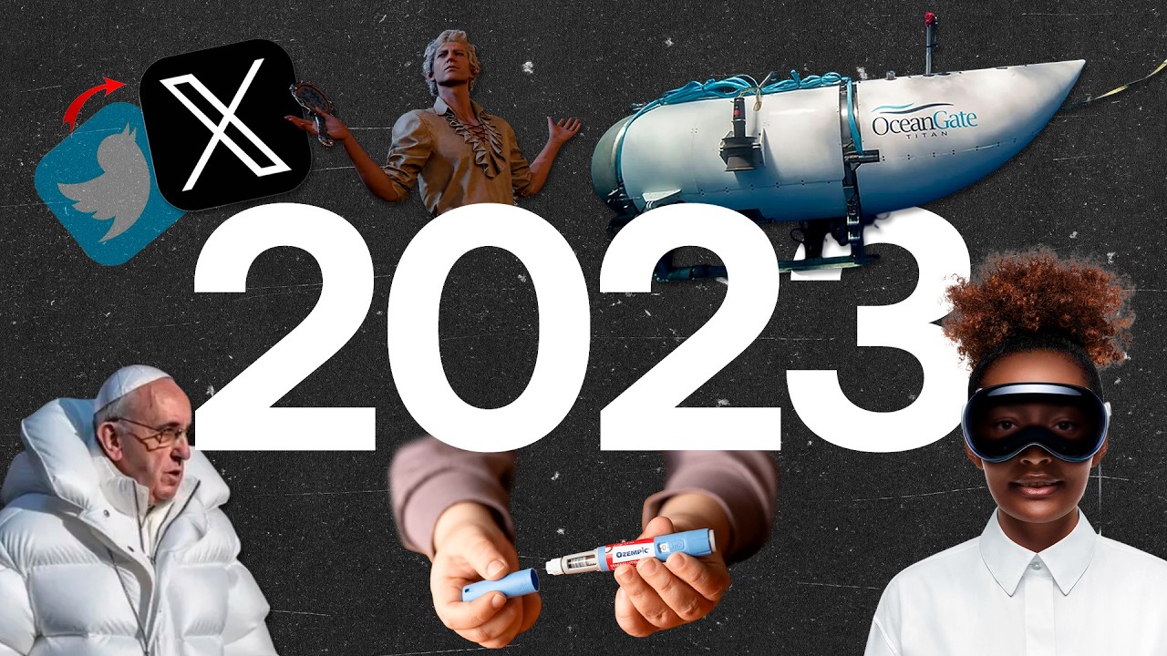 Foto do PAPA de jaqueta, fim do Twitter e explosão da IA: Você lembra do que aconteceu em 2023?