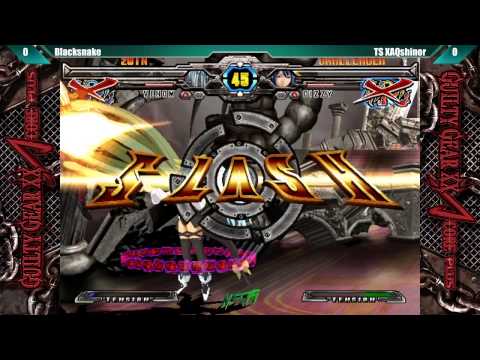 NEC 15 Guilty Gear Accent Core +R Top 8  Blacksnake vs XAQshinor