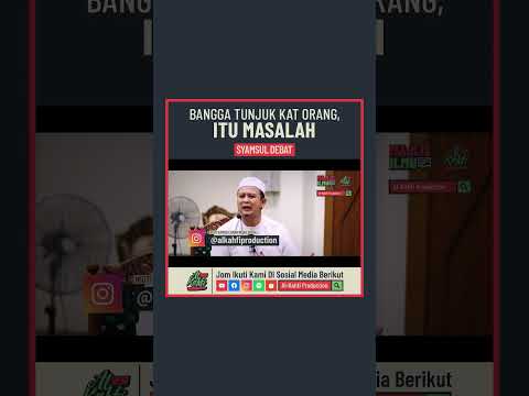 Syamsul Debat - Bangang Tunjuk Kat Orang, Tu Masalah