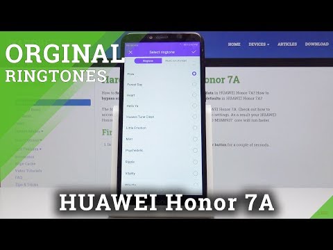All Available Ringtones for Huawei Honor 7A – Set Up New Tune