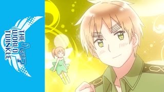 Hetalia: The World Twinkle - Official Clip - Elephant Italy and Military Fashion!