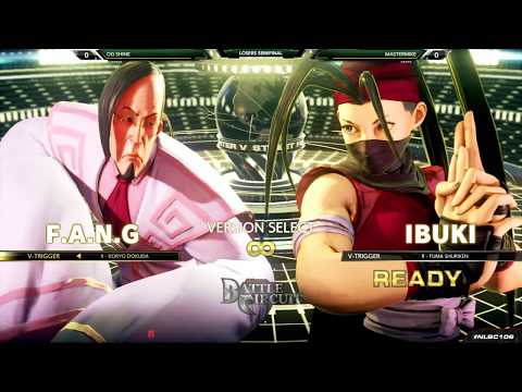 NLBC v.106 - SFVAE - LOSERS SEMI - Mastermike (FANG) vs OG Shine (Ibuki) [1080p/60fps]