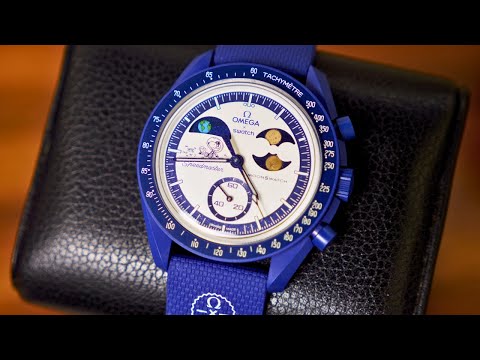 Omega x Swatch MoonSwatch Mission to Earthphase Moonshine Gold Unboxing