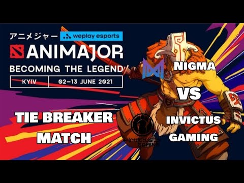 INVICTUS GAMING VS NIGMA [ FULL HIGHLIGHTS] | TIE  BREAKER | KYIV MAJOR WILDCARD ,