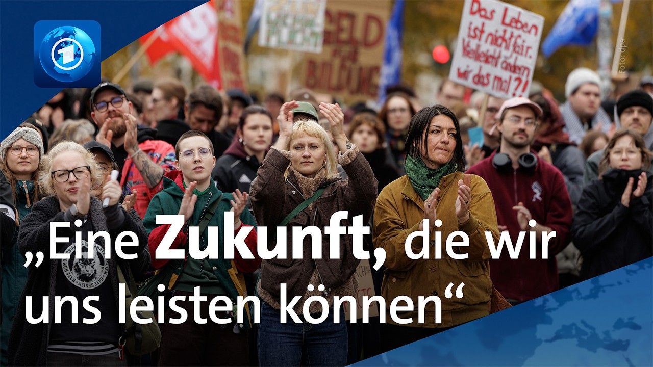 Bildung, Rente, Lebenskosten und Wehrpflicht: Darum demonstriert die Gen Z heute