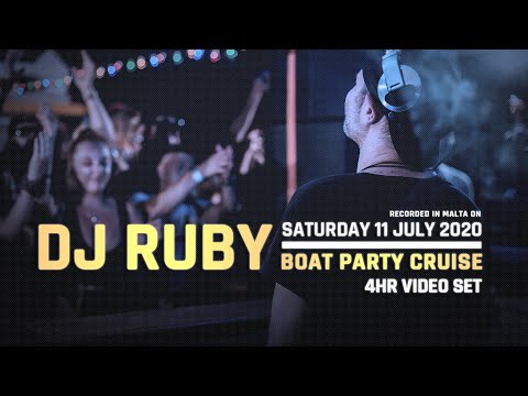 DJ Ruby Boat Party Cruise - 4hr Live Video Set, Malta 11-07-20