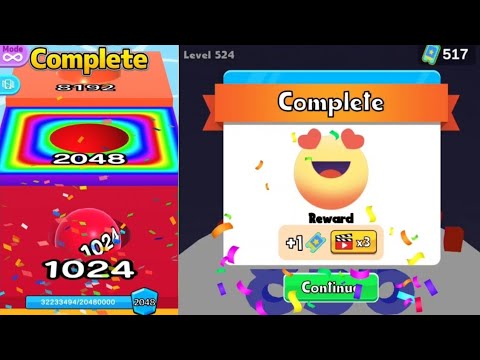 2048 Challenge | Number Master | Number Run | Ball Run 2048 | Merge Number Rush | Digs & Balls | 3D