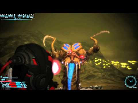 Mass Effect 1 - Thresher Maw on foot - Adept Insanity-