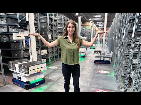 Das weltweit fortschrittlichste Roboterlager (KI-Automatisierung)