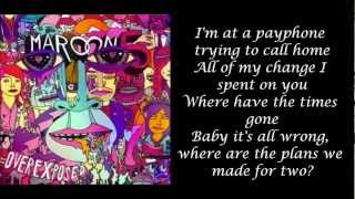 Maroon 5 - Payphone Lyrics (Clean &amp; No Rap)