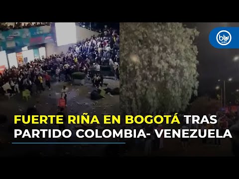 ¿Por qué se desató una batalla campal entre colombianos y venezolanos en el centro de Bogotá?