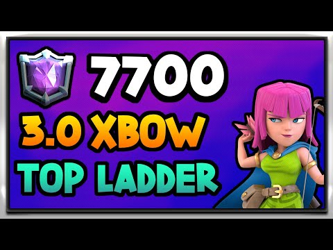 🏆 7700 3.0 Xbow Gameplay - Top Ladder - Clash Royale