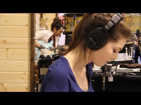 Zane Carney and Elise Trouw: part 2 in the Veritas booth at NAMM