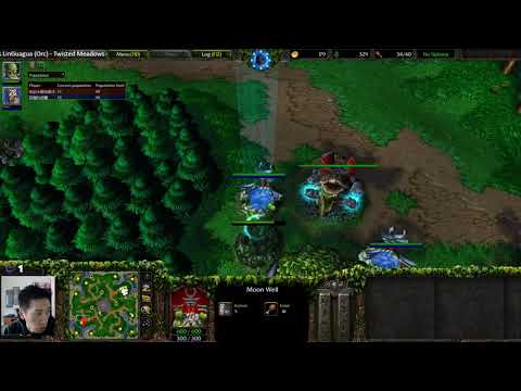 EleGaNt (NE) vs Lin Guagua - WarCraft 3 - 700 mana TC vs DoTs - WC2552