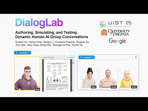 DialogLab 공식 영상 미리보기