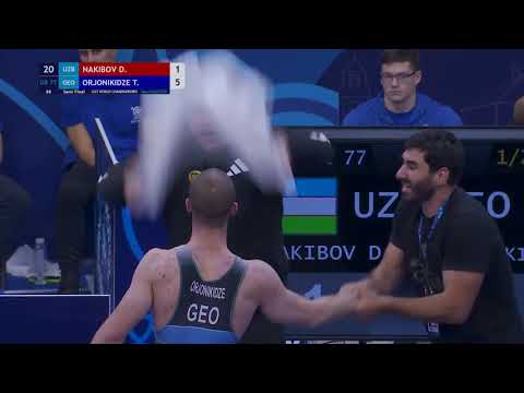 GR 77KG Semi Final | D. Nakibov (Uzb) Vs Temuri O. (Geo) | U23 World Championship 2025