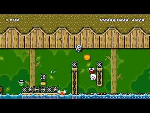 Kaizo Fraud (🡒 + B) Auto by CRFraud - Super Mario Maker 2 - No Commentary 1bz