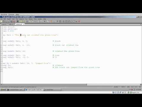 Modern Perl Tutorial - part 04 - String functions (lc, uc, length, index, substr)