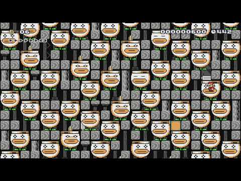 クラウン大迷宮 by サブ　りょんりょん - Super Mario Maker - No Commentary 1bn