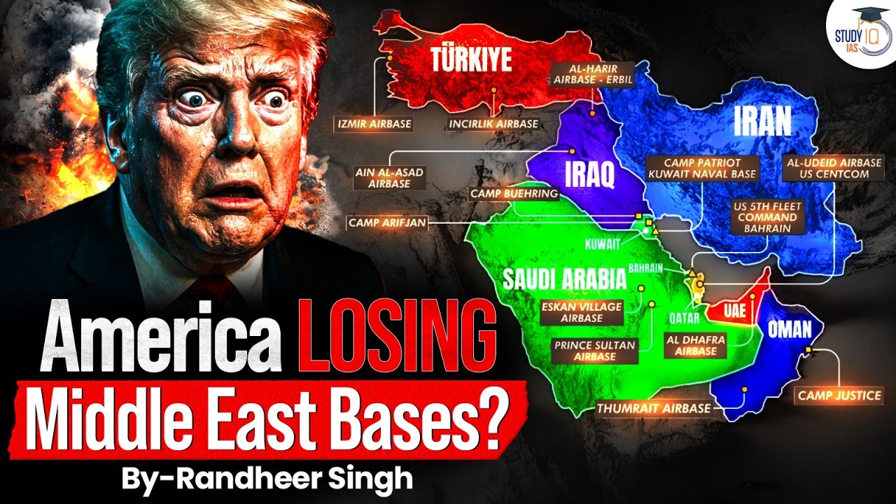 How is America Losing their Military Bases in the Middle East? | US- Iran- Israel War | StudyIQ IAS